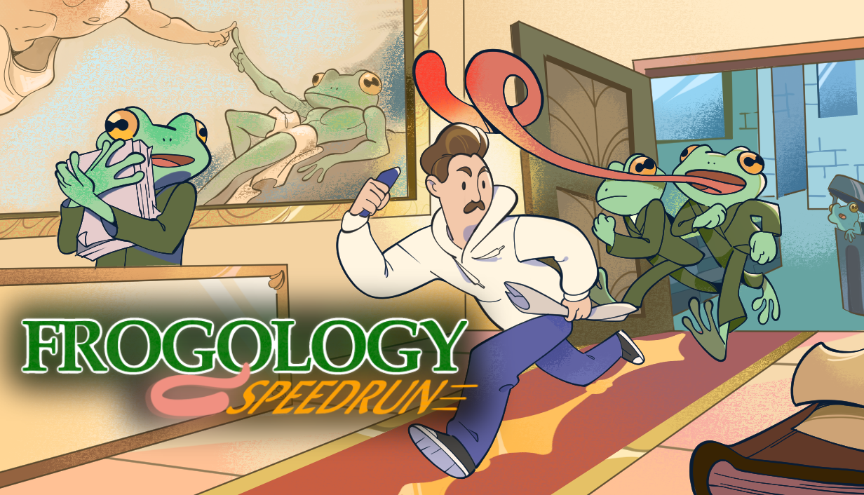 Frogology Speedrun game artwork